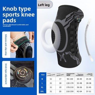 Knob-style knee brace