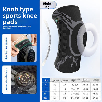 Knob-style knee brace