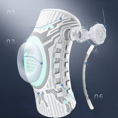 Knob-style knee brace