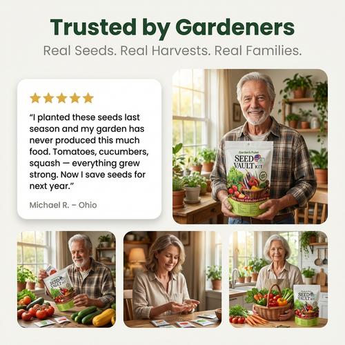 Menker Heirloom Seed Vault Kit (35 Pack)