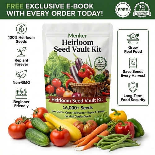 Menker Heirloom Seed Vault Kit (35 Pack)