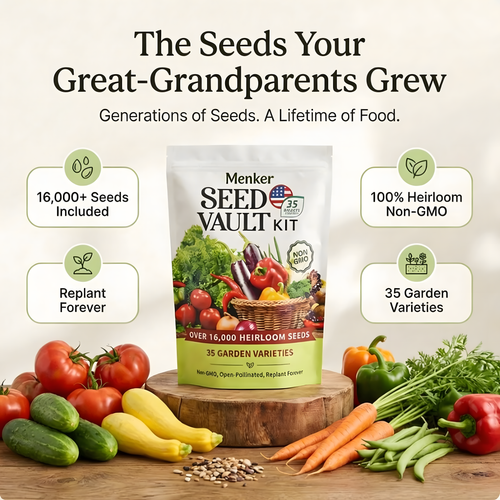 Menker Heirloom Seed Vault Kit (35 Pack)