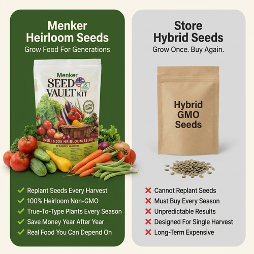 Menker Heirloom Seed Vault Kit (35 Pack)